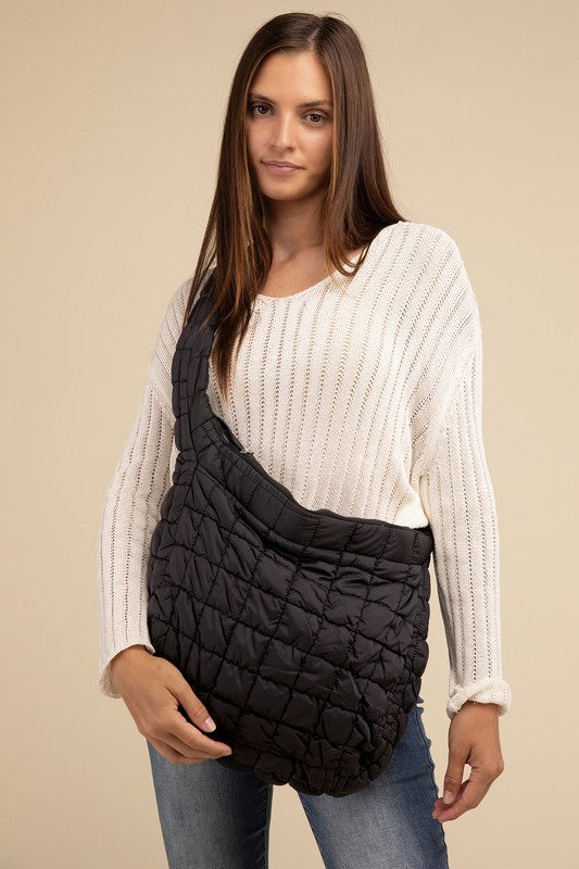 Puff Quilted Crossbody Shoulder Bag