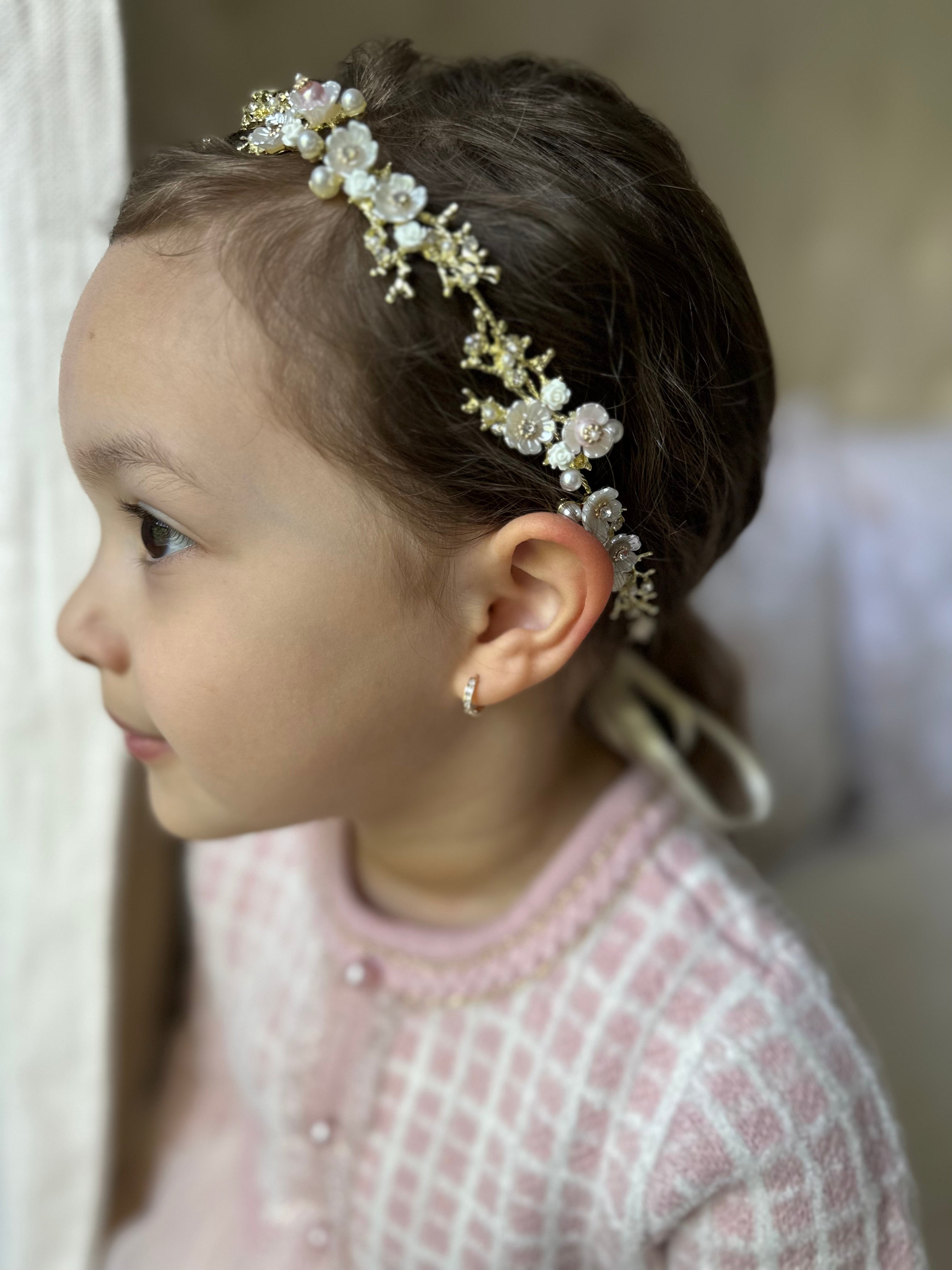 Flower girl headband