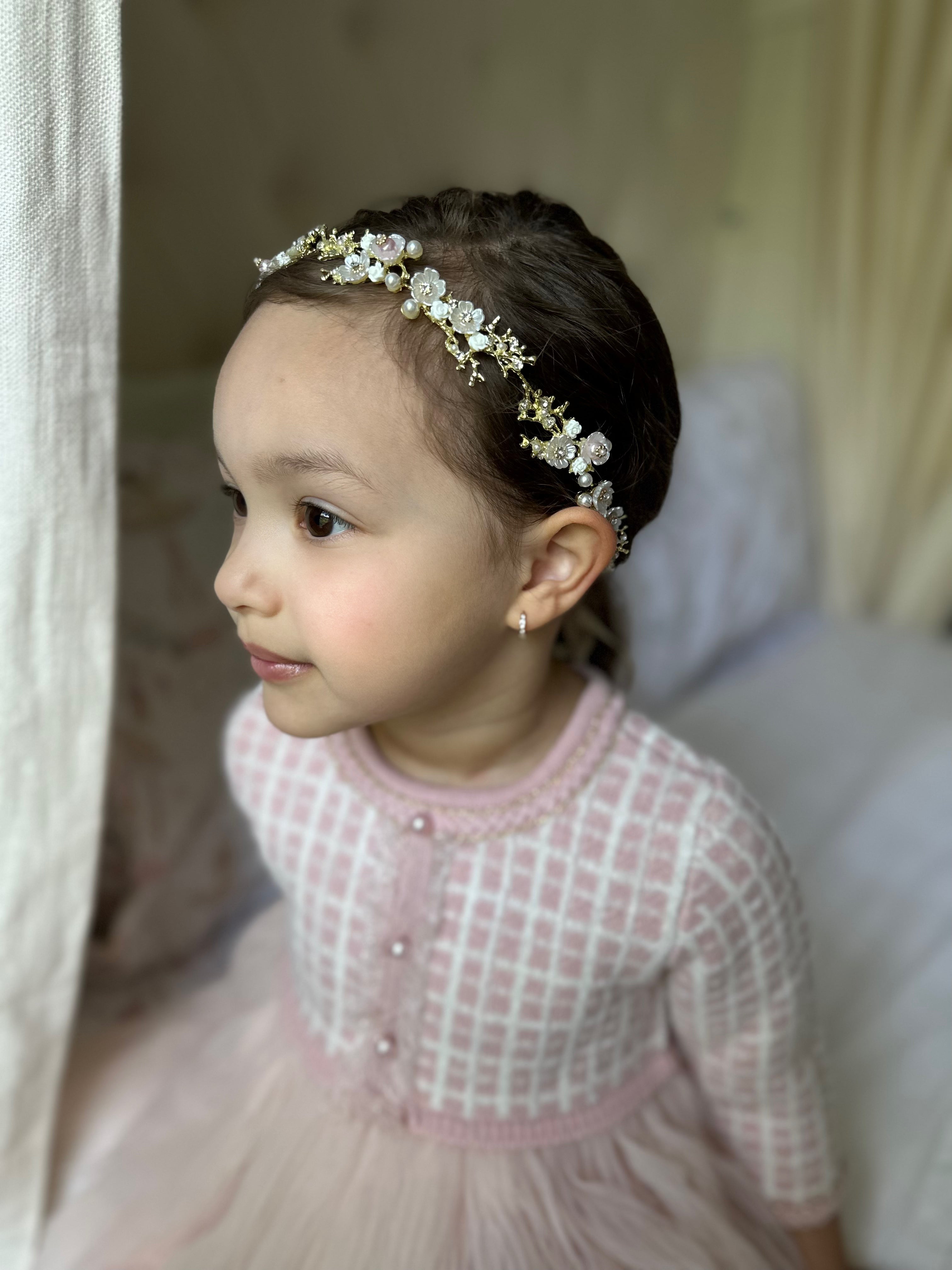 Flower girl headband