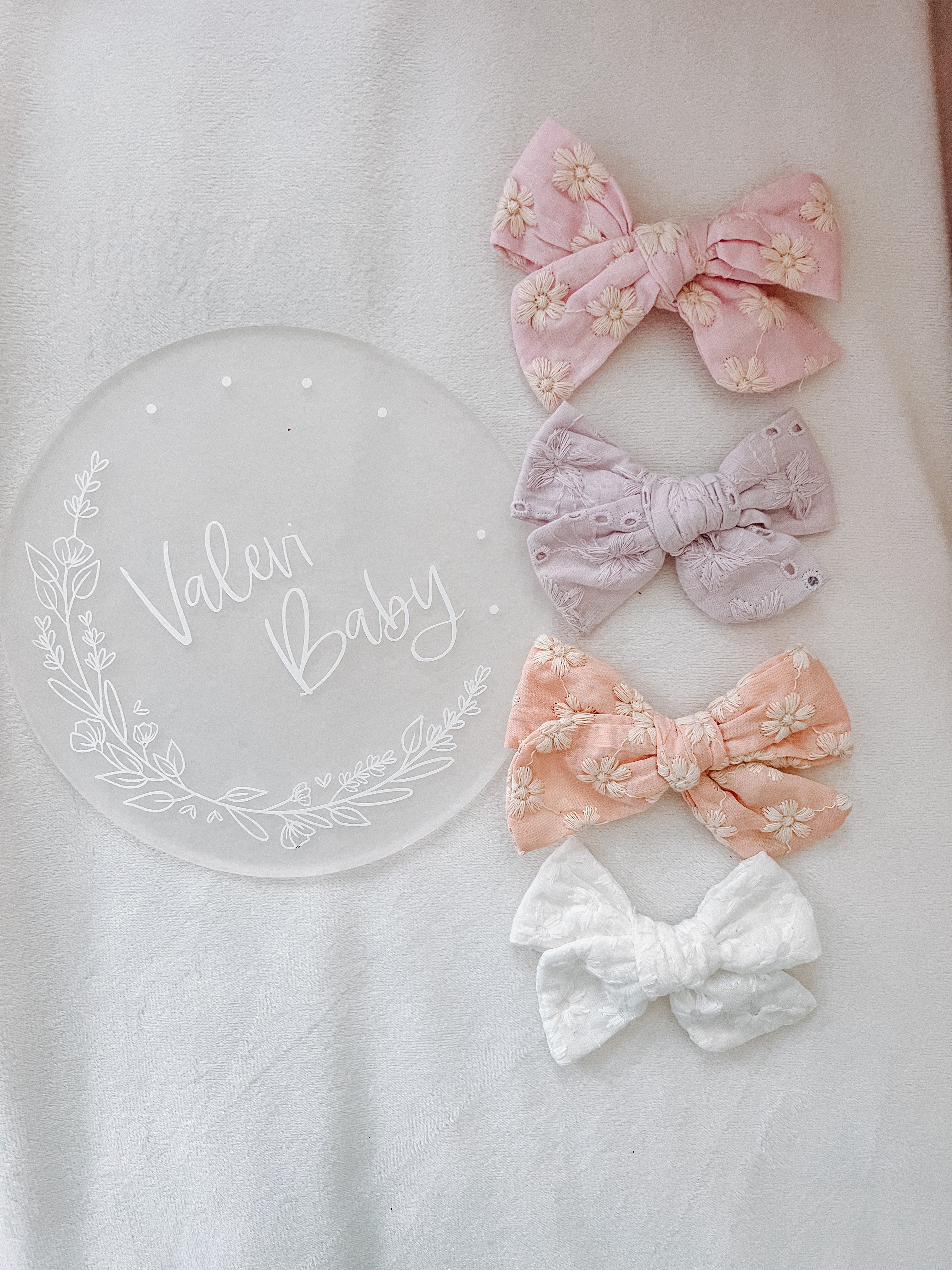 Set of 4 muslin clips