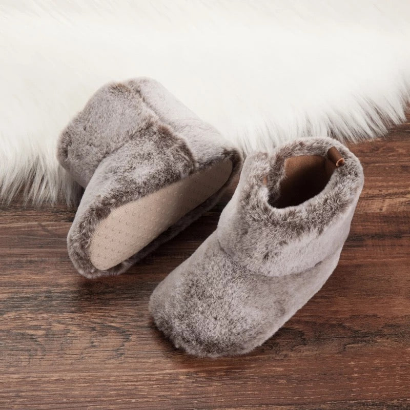 Fuzzy crib boots