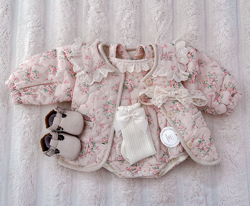 Floral padded set