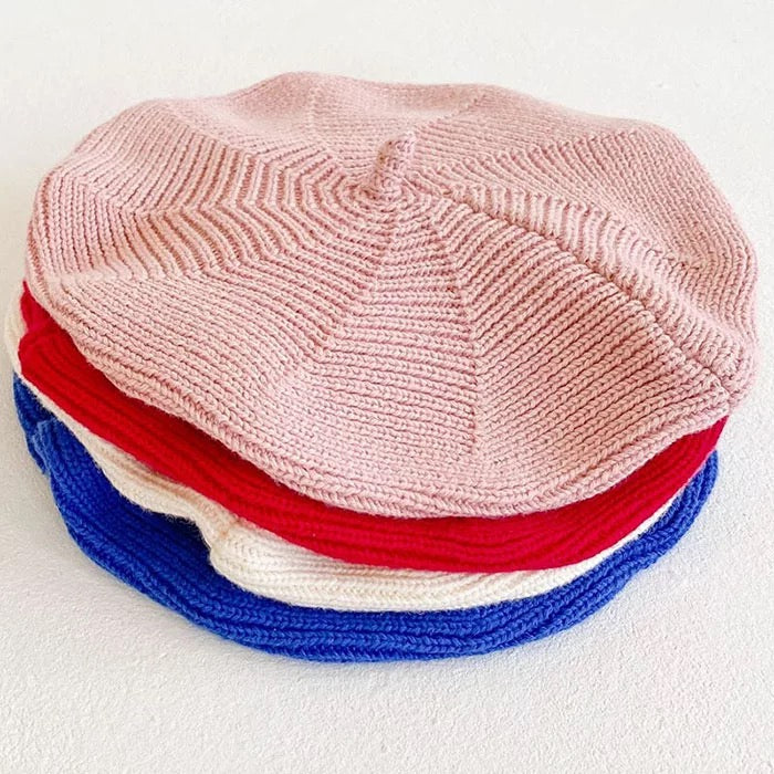 Knitted beret