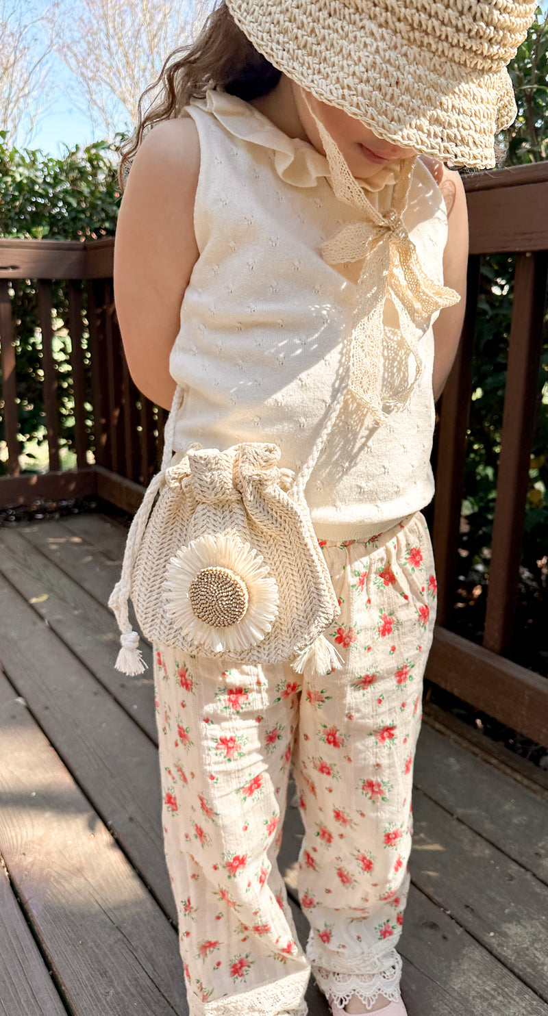 Floral boho pants