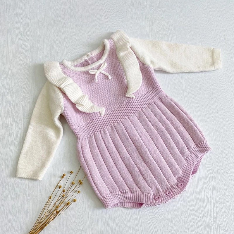 Evy knitted romper