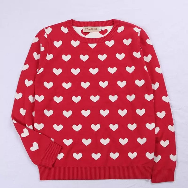Hearts mommy and me sweater