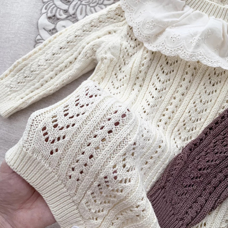 Elsie knitted romper