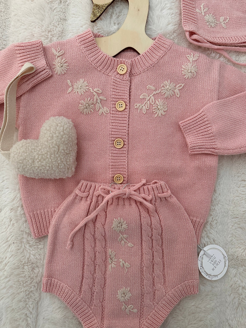 Leah knitted set