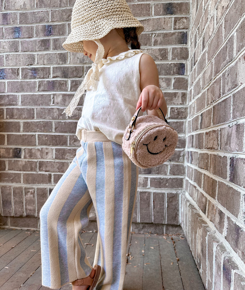 Stripped knitted pants