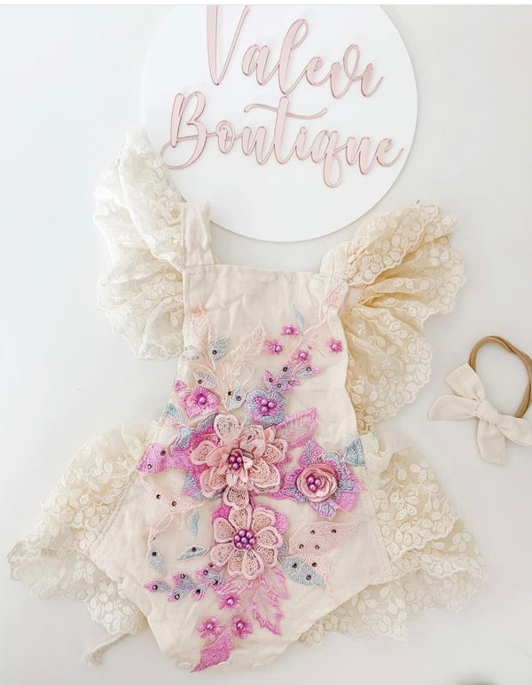 Laureen floral romper