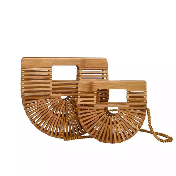 Mommy and me Rattan purse