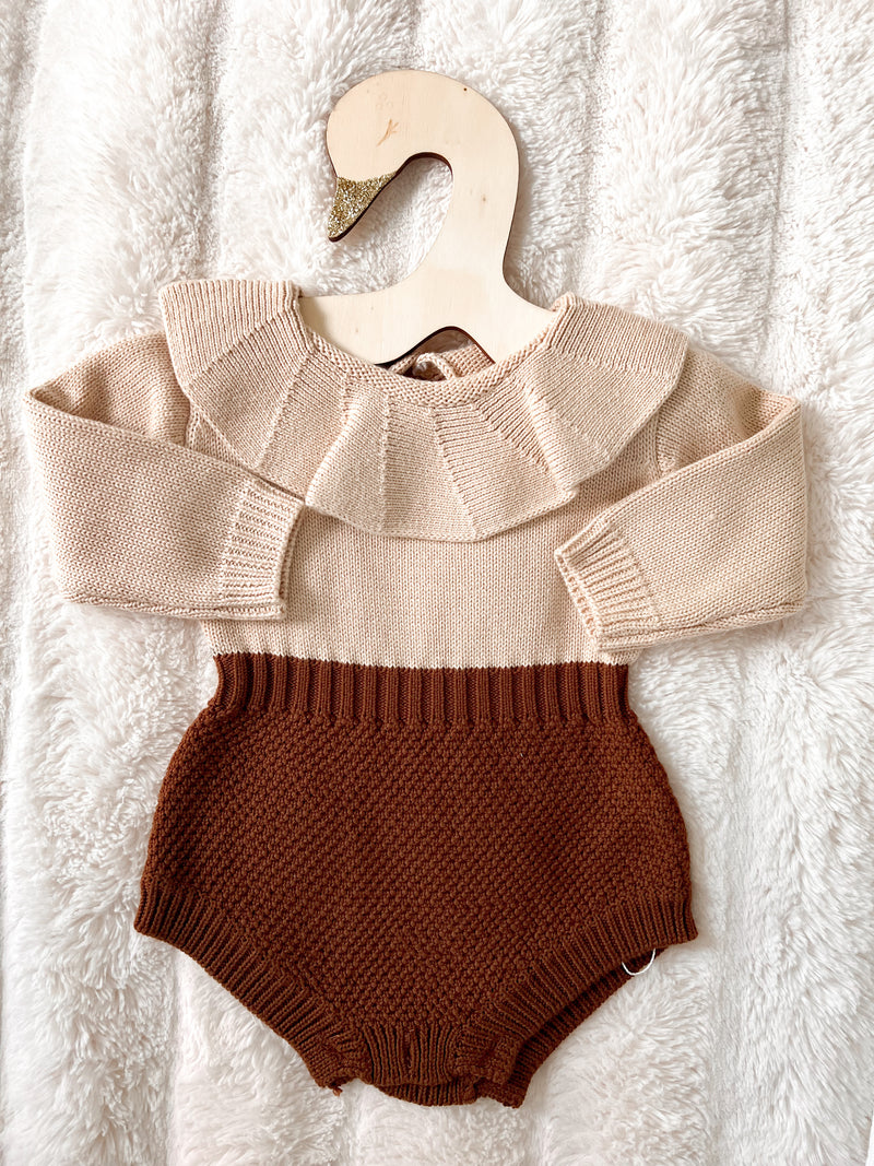 Kay knitted romper