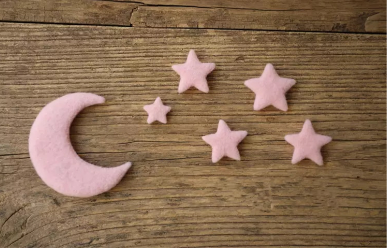 Moon & stars props