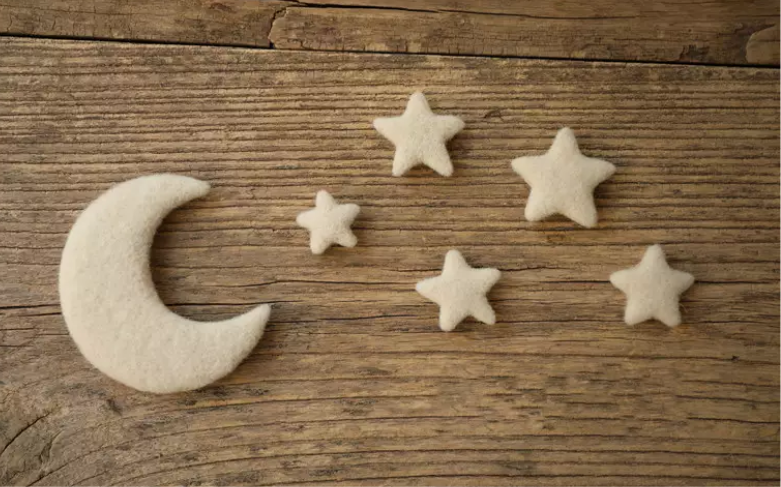 Moon & stars props