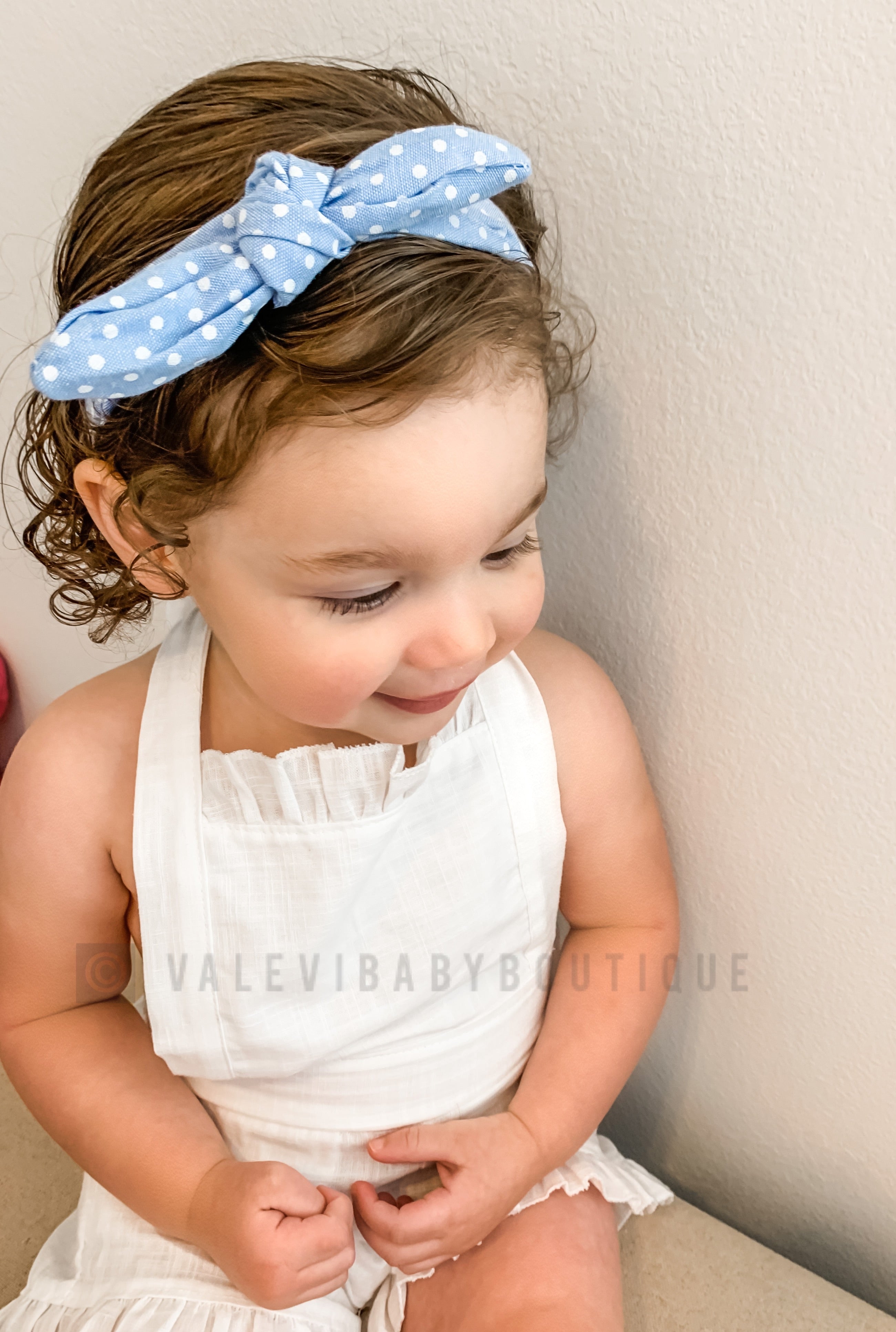 Polka dot headband