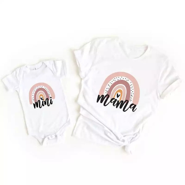 Mama & mini t-shirt-onesie